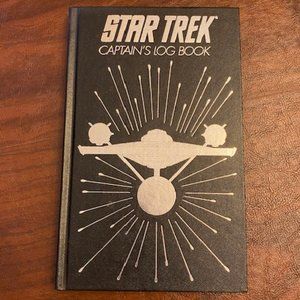 Star Trek Captain's logbook. Black. Never used.